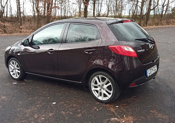 Mazda 2 cena 21800 przebieg: 114000, rok produkcji 2013 z Bolesławiec małe 232